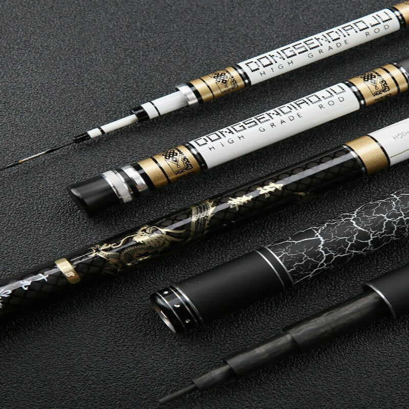 High Carbon Carp Taiwan Fishing Rod 28 Tune Competition Rod Super hard Ultralight High Carbon Fishing Stick Power Hand Rod Pesca