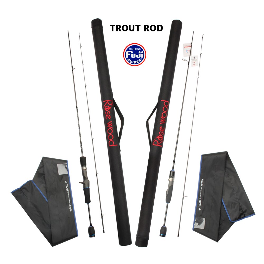 High Carbon 2019 New Ultra-Light Fast Actions Trout Rod 0.8-5g 0.5-4g Lure Weight Fuji Spin Fishing Rod Fishing Tackle