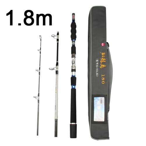 RoseWood 70-250g, 30-50LBs Saltwater Offshore Fishing Rod Telescopic Fishing Pole Portable Fishing Tackle 1.8m 1.95m 2.1m
