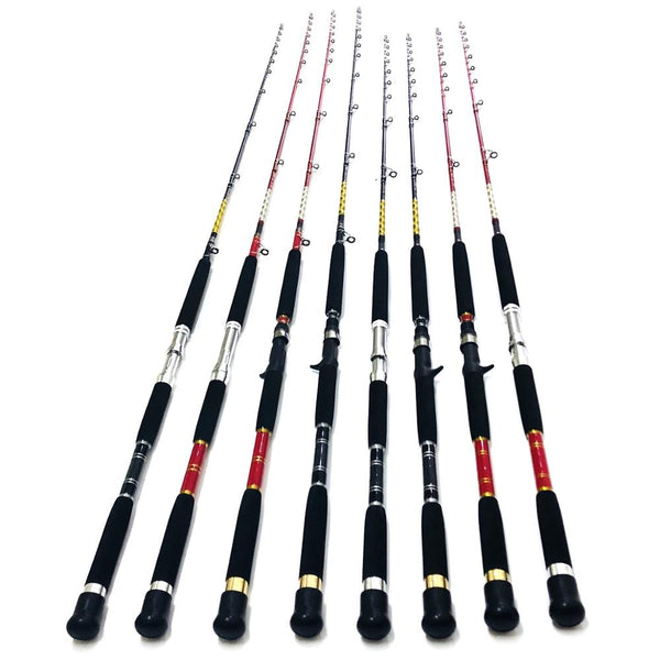4mm FRP Tip 1.8M 2.1M Carbon Fiber Fish Pole Ocean Saltwater Lure Spinning Boat Fishing Universal Casting Rock Fly Fishing Rod
