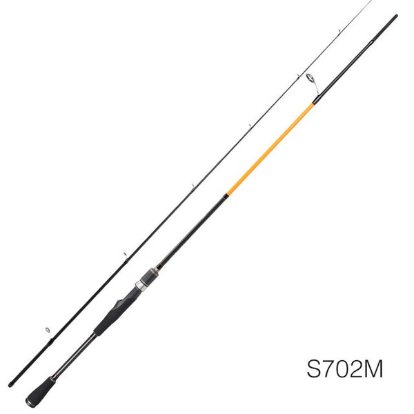 TSURINOYA PIONEER Spinning/Casting Fishing Rod 2.1m 2Sec. M/ML Power Carbon Lure Rod FUJI Guide Ring Accessories Baitcasting Rod