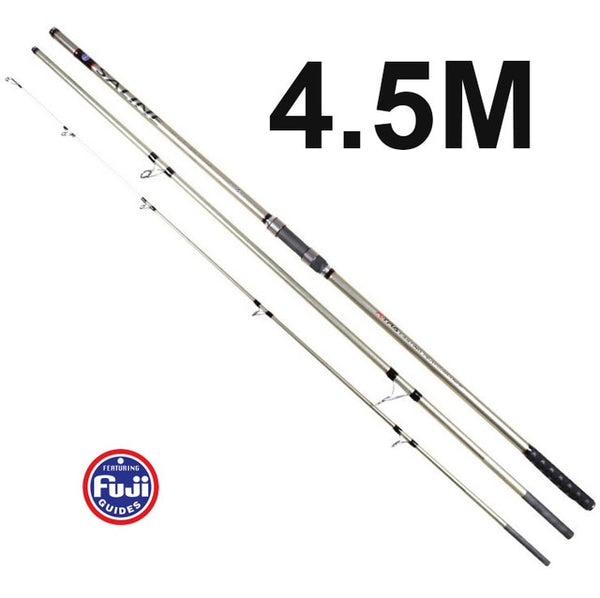Full Fuji parts 4.2/4.5M 3 sections Carbon SURF fishing rod Distance Throwing Rod Intervene throw Anchor rod casting 100-250g