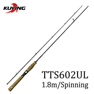 KUYING TETON Combo 1.56m 1.8m 1.86m 1.9m 1.92 1.98m Carbon Super Ultra Light Soft Baitcasting Casting Spinning Lure Fishing Rod Pole Cane Stick Combo FUJI Parts