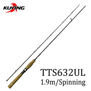KUYING TETON Combo 1.56m 1.8m 1.86m 1.9m 1.92 1.98m Carbon Super Ultra Light Soft Baitcasting Casting Spinning Lure Fishing Rod Pole Cane Stick Combo FUJI Parts