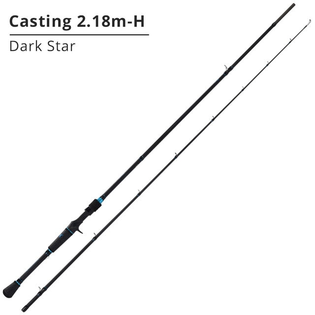 KastKing Crixus 2.08m,2.18m,2.28m Spinning Fishing Rod 24 Ton Carbon Fiber Medium Fast Action Travel Baitcasting Rod
