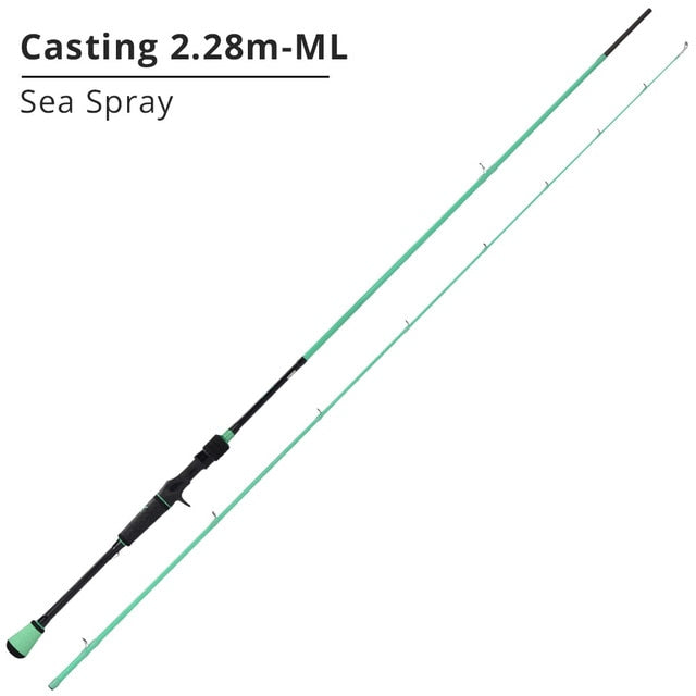 KastKing Crixus 2.08m,2.18m,2.28m Spinning Fishing Rod 24 Ton Carbon Fiber Medium Fast Action Travel Baitcasting Rod