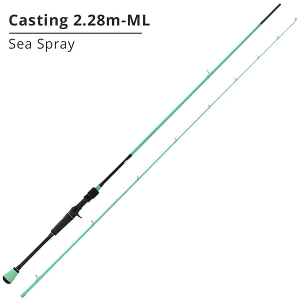 KastKing Crixus 2.08m,2.18m,2.28m Spinning Fishing Rod 24 Ton Carbon Fiber Medium Fast Action Travel Baitcasting Rod