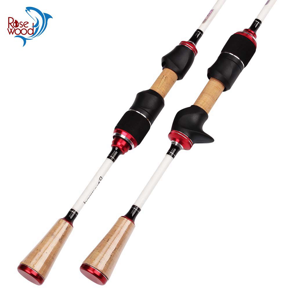 RoseWood 2.1m UL Carp Fishing Rod Double Tips Carbon Fiber Spinning Casting Rod Lure Weight 0.8-5g Cork Handle Stick