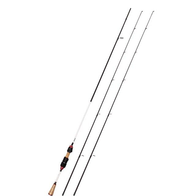 RoseWood 2.1m UL Carp Fishing Rod Double Tips Carbon Fiber Spinning Casting Rod Lure Weight 0.8-5g Cork Handle Stick