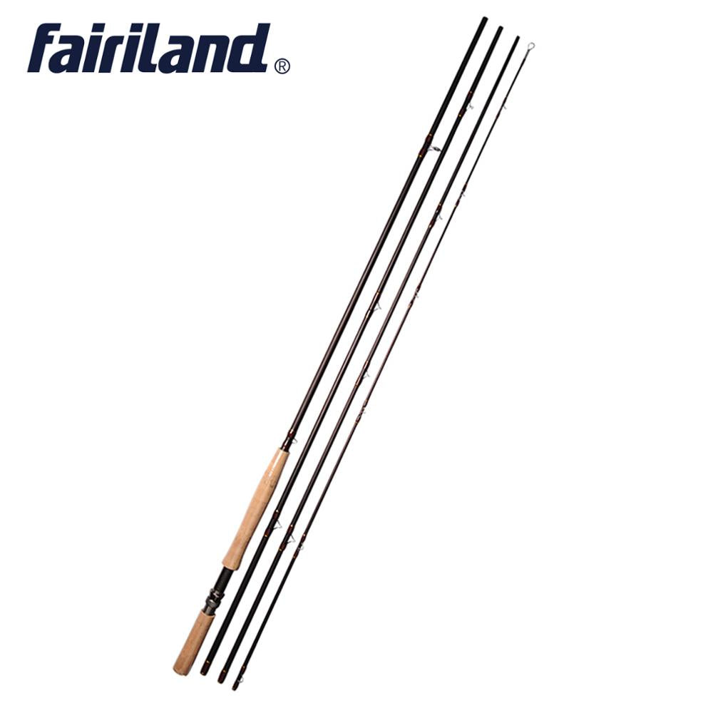 Fairiland Carbon Fly Fishing Rod 11/12# 4.2m/14ft Fly Fishing pole 4-Sections Saltwater lightweight and portable Fly Rod