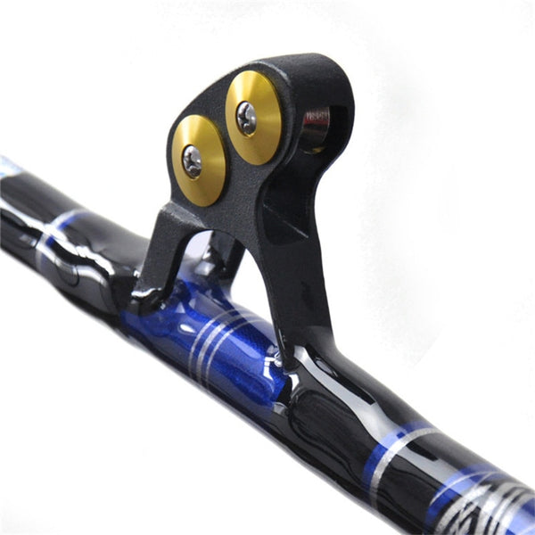 Topline Boat fishing rod fiberglass material BlueSpear 80lbs with alu butt 1.52m big game trolling fishing rods