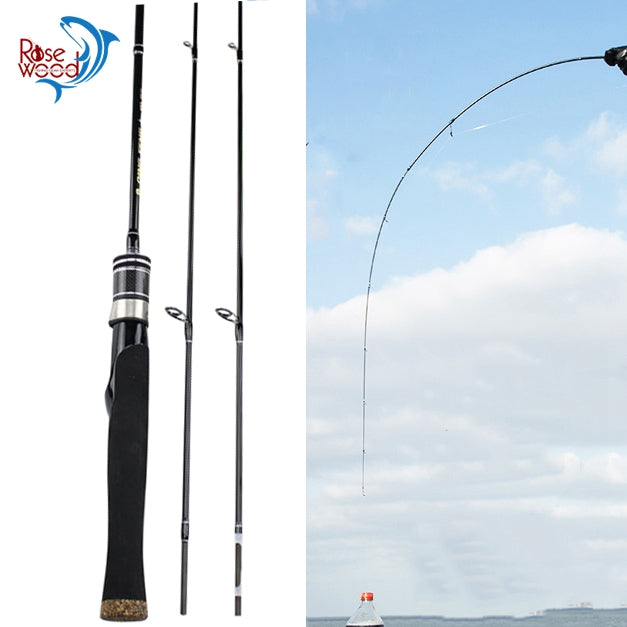 RoseWood Spinning Casting UL/L 2 Tips 1.8m Ultralight Carbon Soft Fishing Rod 2-8g Lure Weight