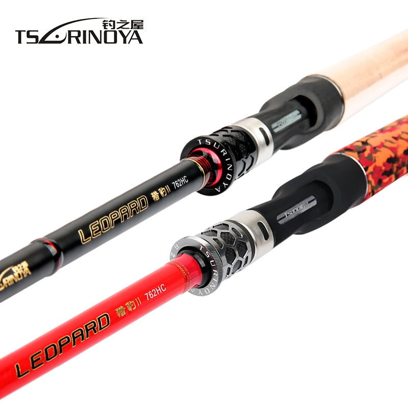 Tsurinoya LEOPARD 762HC 2.28m Casting rod H Power 8-30g PE 2-5  Baitcasting Rod Fuji Ring Fishing Rod Casting Rod