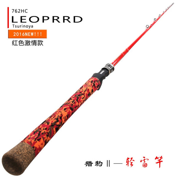 Tsurinoya LEOPARD 762HC 2.28m Casting rod H Power 8-30g PE 2-5  Baitcasting Rod Fuji Ring Fishing Rod Casting Rod
