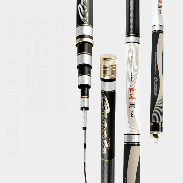 Ultra-light Super Hard Fishing Rod 28 Tune Straight Fishing Stick High Carbon Fishing Pole Telescopic Fishing Cane Olta Pesca