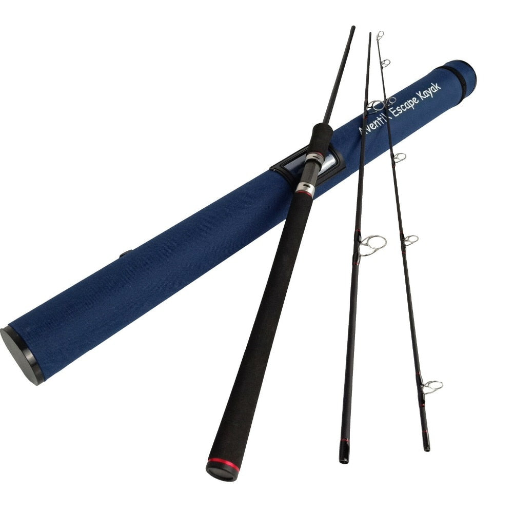 Aventik Escape 24T Carbon Travel Kayak Fishing Rod 3sec 6'5'' With Travel Rod Bag NEW