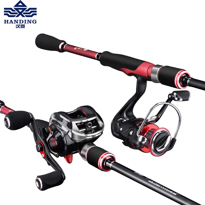 Handinglu Sub-pole Set Water Drop Wheel Complete Set of Fishing Rod Seapole Ma Kou Sub-pole