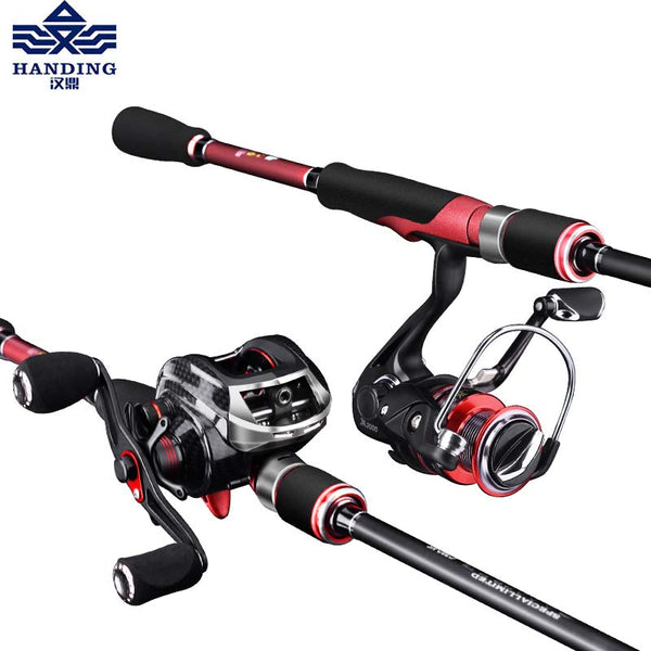 Handinglu Sub-pole Set Water Drop Wheel Complete Set of Fishing Rod Seapole Ma Kou Sub-pole
