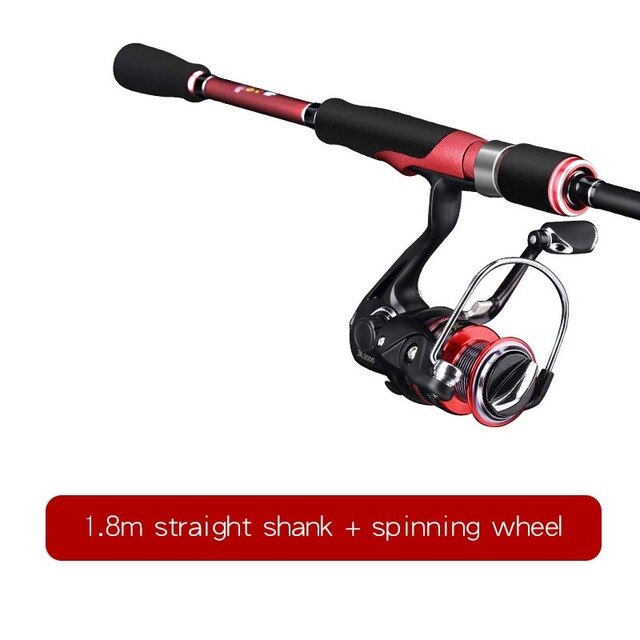 Handinglu Sub-pole Set Water Drop Wheel Complete Set of Fishing Rod Seapole Ma Kou Sub-pole