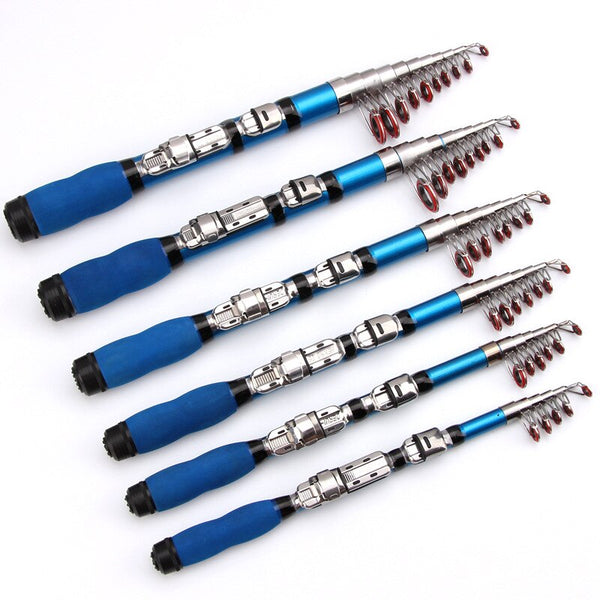 Telescopic Fishing Rod Super Light and Super Hard Fishing Rod Mini and Short Sections Fishing Pole Portable Fishing Equipments