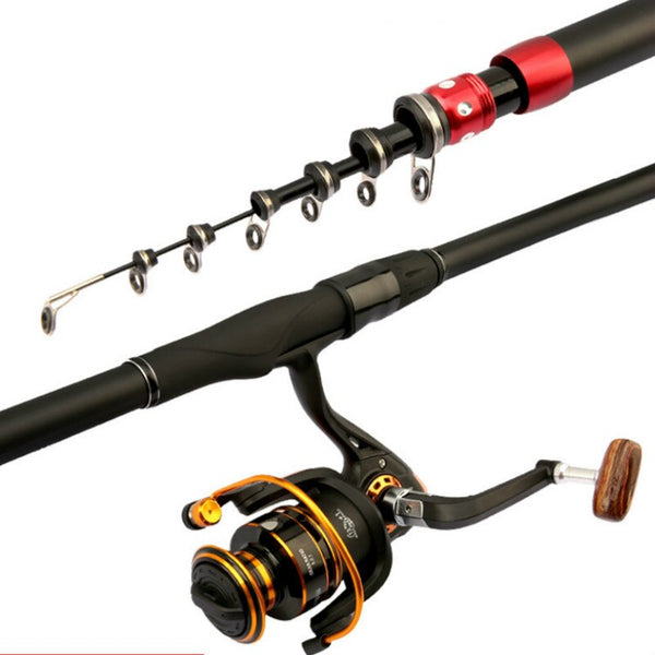 Carbon Rock Fishing Rod 3.6M 4.5M 5.4M 6.3M Telescopic Fishing Olta Positioning Long Sections Fishing Peche Fishing Tackle Pesca