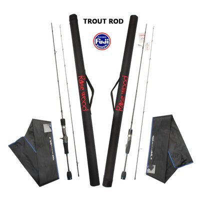 High Carbon 2019 New Ultra-Light Fast Actions Trout Rod 0.8-5g 0.5-4g Lure Weight Fuji Spin Fishing Rod Fishing Tackle