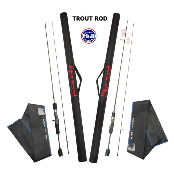 High Carbon 2019 New Ultra-Light Fast Actions Trout Rod 0.8-5g 0.5-4g Lure Weight Fuji Spin Fishing Rod Fishing Tackle