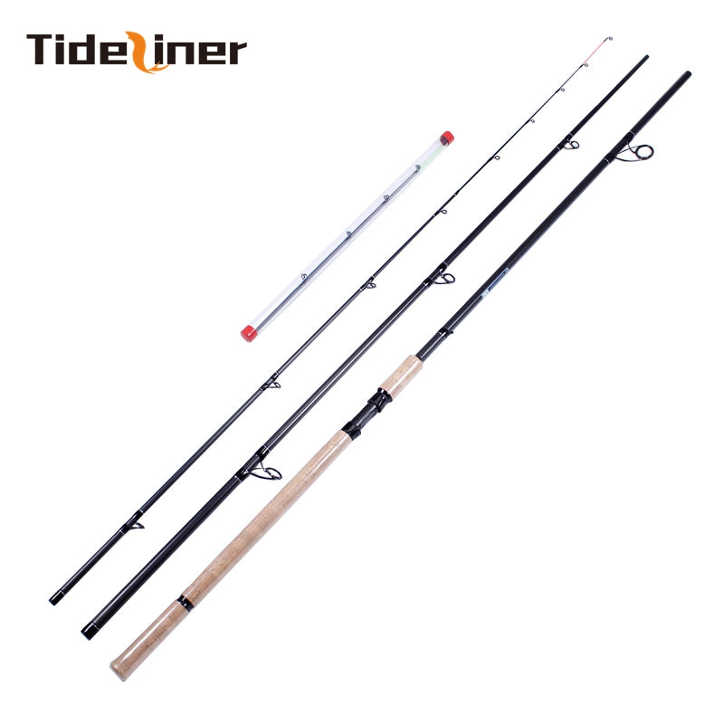4.2m Feeder fishing rod 150g 3 tips 3+3 H M S spinning carp carbon fiber river fishing rod feeder high quality fishing gear