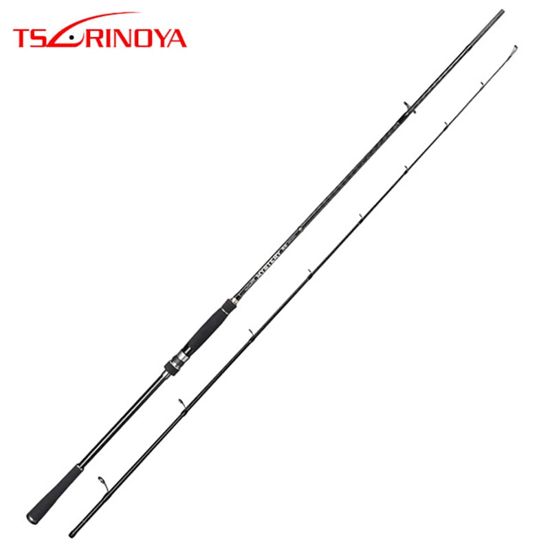 TSURINOYA Fishing Rod MYSTERY 2.4m/2.7m MH Power FUJI Guide Rings Spinning Rod Sea bass Snakehead 2 Section