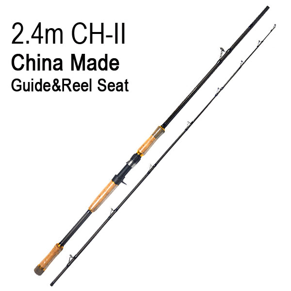 Spinpoler 2.1m 2.4m High Carbon Strong Power H XH Action Baitcasting Rod Stream Fishing Pole Beach Fishing Rod Fishing Tackle