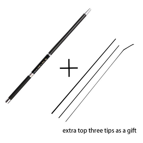 Sea Fishing Carbon Taiwan Fishing Rod Ultralight Power Hand Pole Telescopic Fishing Landing Net Pole 9m Long Canne A Peche