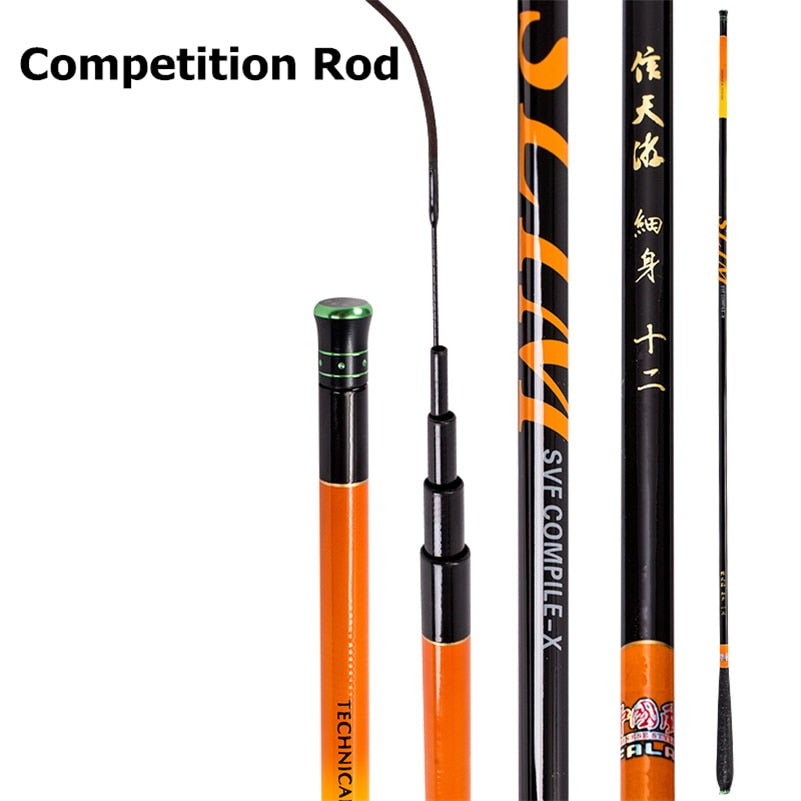 New Superhard Taiwan fishing rod High Carbon Fiber Telescopic Fishing Rod Ultra Light Carp Fishing Pole Stream Fishing Rod
