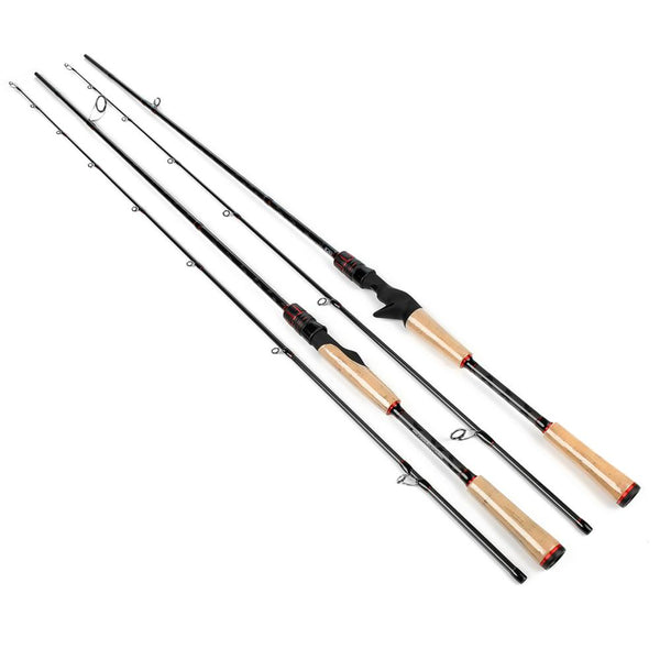 NOEBY NBRO-LE II Carbon 1.98M 2.13M 2.29M 2.44M 2 Section Lure Fishing Rod C.W 5-15g/7-28g/10-40g Spinning & Casting Fishing Rod