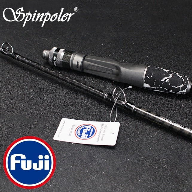 Spinpoler 1.5 Sections 1.98m Slow Casting Carbon Fishing Rod Boat Jigging Rod Stick Jig Cane Full FUJI Parts Accessories