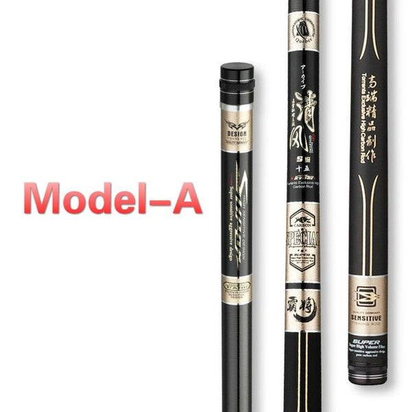 2.7m 5.4m 6.3m 8.1m Taiwan Fishing Rod Ultra-light and Ultra-hard Fishing Olta 28/19 Tuning Hand Pole Fishing Gear Vara De Pesca