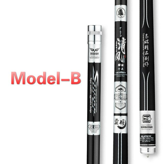 2.7m 5.4m 6.3m 8.1m Taiwan Fishing Rod Ultra-light and Ultra-hard Fishing Olta 28/19 Tuning Hand Pole Fishing Gear Vara De Pesca