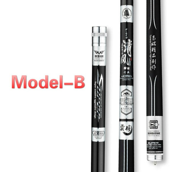 2.7m 5.4m 6.3m 8.1m Taiwan Fishing Rod Ultra-light and Ultra-hard Fishing Olta 28/19 Tuning Hand Pole Fishing Gear Vara De Pesca