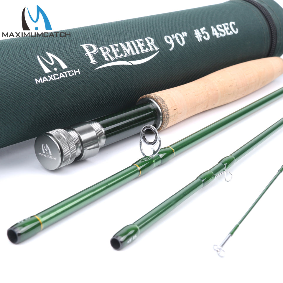 Maximumcatch 3/4/5/6/7/8/9/10/12 WT Fly Rod Carbon Fiber Fast Action Fly Fishing Rod With Cordura Tube Fly Fishing Rod