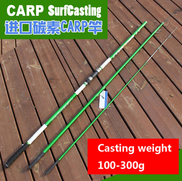 4.2M casting Wt 100-300(200)g 3 sections European SURFCasting ROD Carbon fishing rod Distance Throwing Rod Intervene carp rod