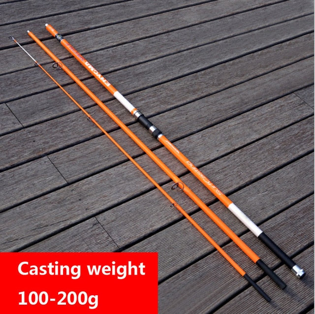 4.2M casting Wt 100-300(200)g 3 sections European SURFCasting ROD Carbon fishing rod Distance Throwing Rod Intervene carp rod