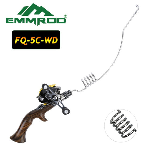 Handmade NEW Emmrod Ebony Handle Portable Bait Casting fishing rod set Ocean boat Raft fishing rod Telescopic Rod FQ-WD
