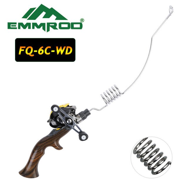 Handmade NEW Emmrod Ebony Handle Portable Bait Casting fishing rod set Ocean boat Raft fishing rod Telescopic Rod FQ-WD