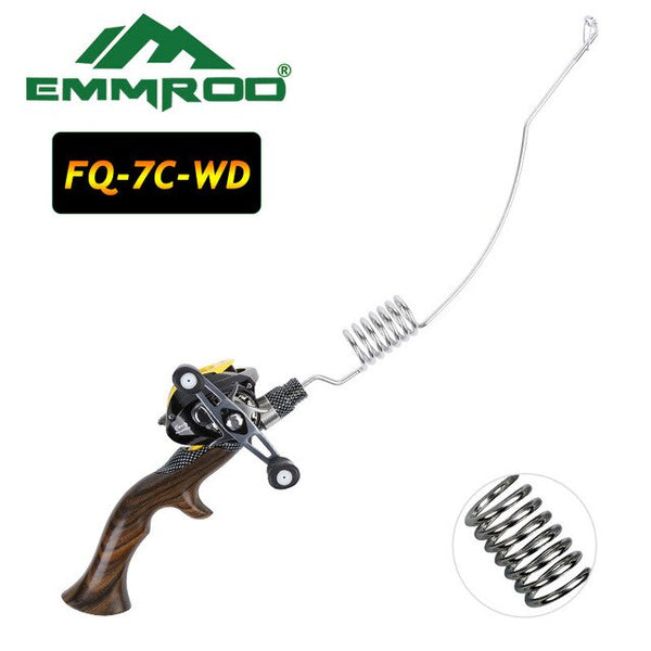 Handmade NEW Emmrod Ebony Handle Portable Bait Casting fishing rod set Ocean boat Raft fishing rod Telescopic Rod FQ-WD