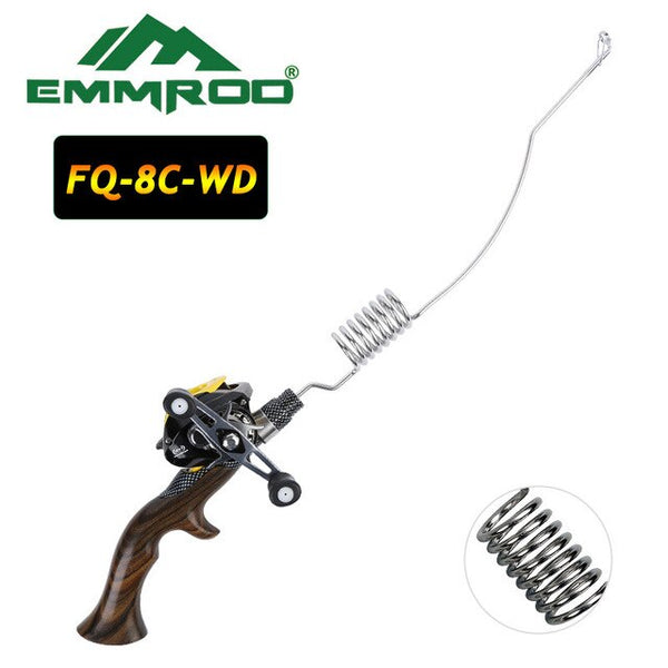 Handmade NEW Emmrod Ebony Handle Portable Bait Casting fishing rod set Ocean boat Raft fishing rod Telescopic Rod FQ-WD