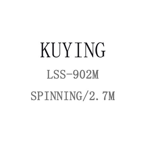 KUYING Leadership Spinning Casting Lure Fishing Rod 1.92m 2.16m 2.19m 2.28m 2.4m 2.58m 2.7m Pole Stick Carbon Cane Medium Fast