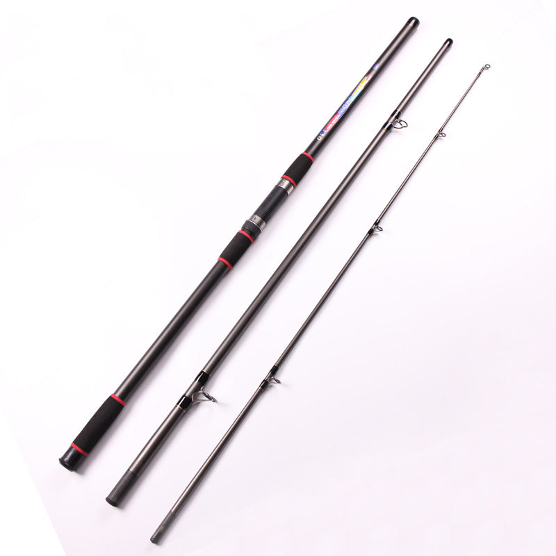 AZJ 2017 New Super Hard 3.3m 3.6m 3.9M Lure Fishing Rod Three Sections Long Cast Rods Sea Pole Anchor Rod Bait Weight 300-500g