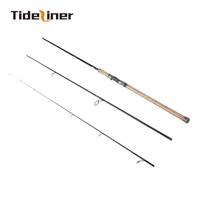 spinning lure fishing rod 2.7M 3.0M 3.3M 3.6m high carbon fiber fishing pole top quality three sections SIC Guide rings