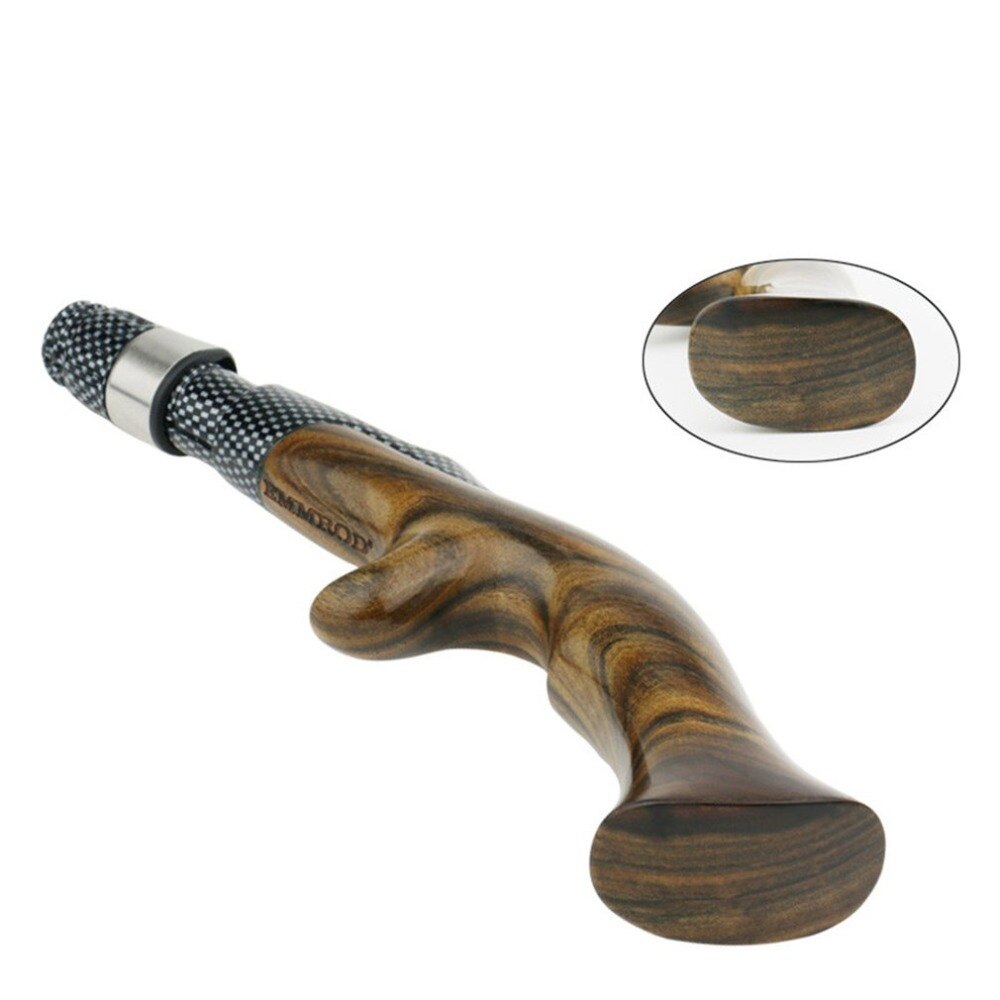Mini Portable Spinning Rod Wooden Handle Fishing Pole Lure Bait Fishing Rod Outdoor Fishing Tackle Accessories