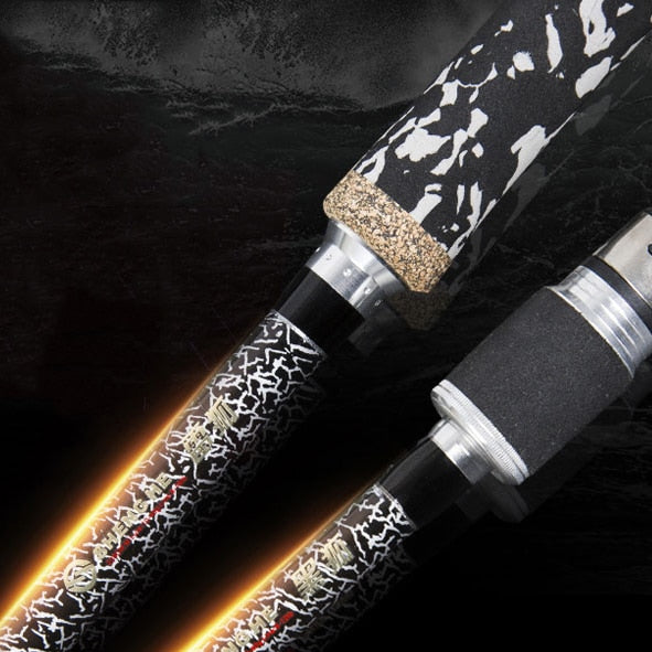 New Light & Heavy Fishing Rod 2.1m 2.28m 2 Section High Carbon Boat Rod Surf Fishing Rod Casting Rod Fishing Tackle H XH Power