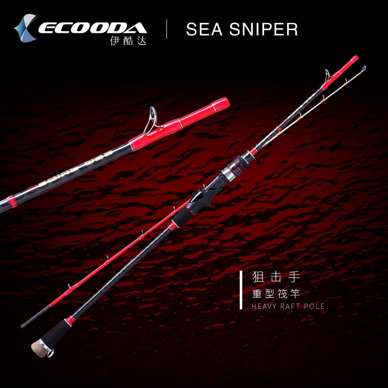 Sea Sniper 1.35/1.65m Fishing Rod, 2 Sections Raft Rod,Free Shipping